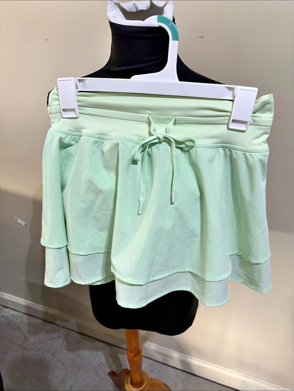 DSG Tiered Active Skort Athletic Shorts Green Small